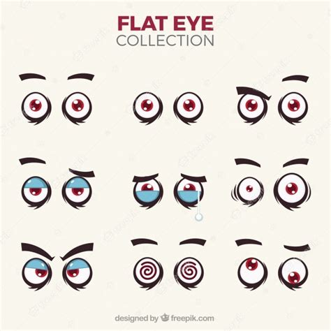 character eyes pack vector