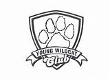 Coloring Pages Wildcat Popular Wild Coloringhome sketch template