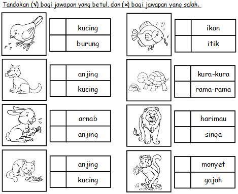 worksheet preschool bahasa melayu  worksheets library