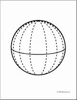 Sphere Coloring Colouring Printable Pages 3d Shapes Template Shape Worksheet Geometric Designlooter Printablecolouringpages sketch template