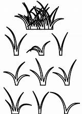 Grass Coloring Pages Cliparts Line Colouring Computer Clipart Designs Use sketch template