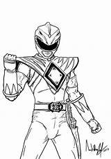 Mighty Rangers Power Coloring Morphin Pages Printable Color Print Strong Getcolorings sketch template