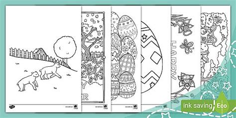 printable easter colouring sheets  home parent support