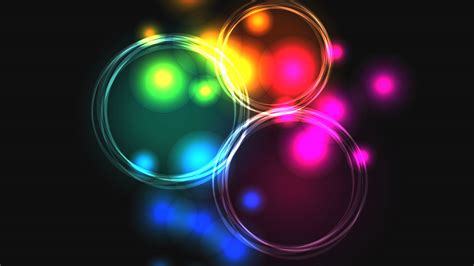 Wallpaper Light Circles Colorful Bright Abstract 3840x2160 Uhd 4k