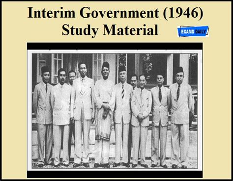 interim government  study material