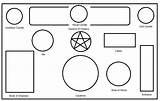 Altar Wiccan Wicca sketch template