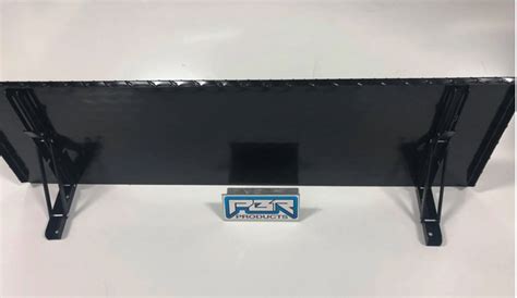 pbr products lexington  folding shelf diamond plate black