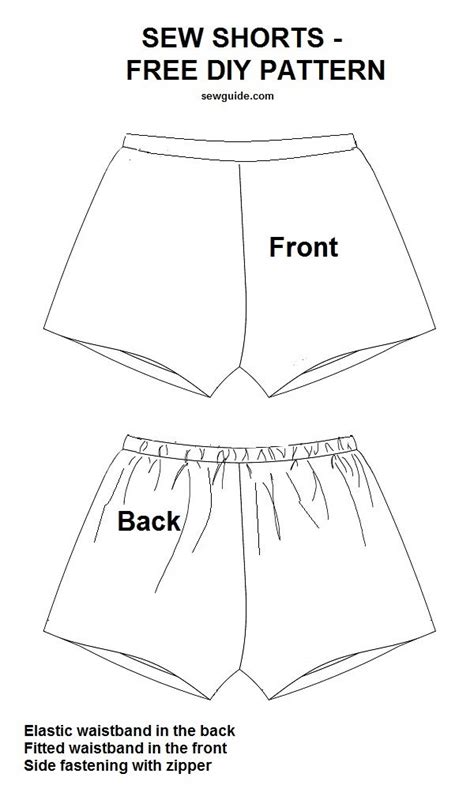 sew shorts   diy patterns sewing tutorials sew guide
