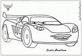 Lewis Cars2 Coloriage Coloriages Gorvette sketch template