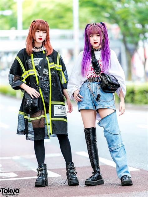Harajuku Girls Streetwear Ensembles Tokyo Fashion News Japan