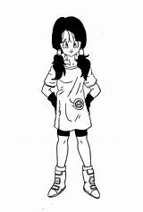 Videl Dragon Ball Deviantart Drawings sketch template