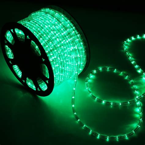 green led rope light home outdoor christmas lighting wyz works