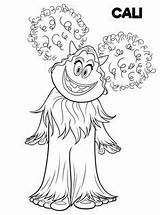 Coloring Pages Smallfoot Printable sketch template