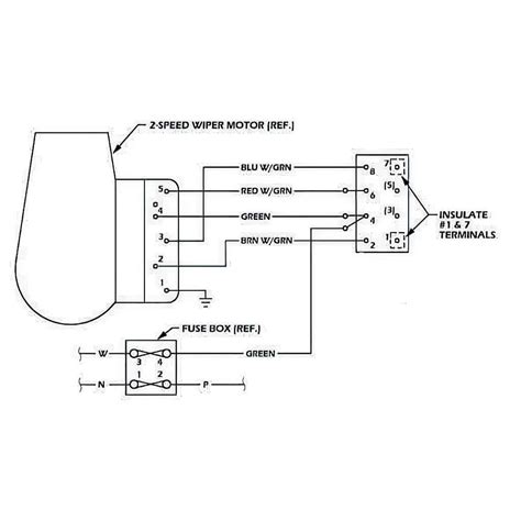 lucas  speed wiper motor wiring diagram