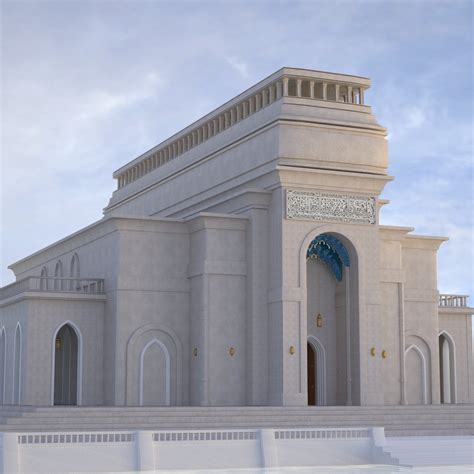 zoroastrian fire temple  istahr cgtrader