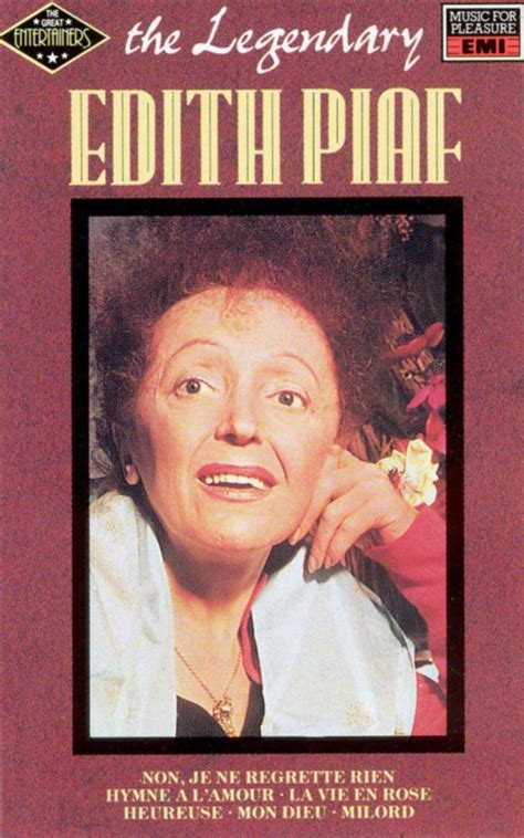 Legendary Edith Piaf [2 Cd] Édith Piaf Songs Reviews Credits