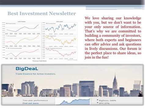 investment newsletters powerpoint
