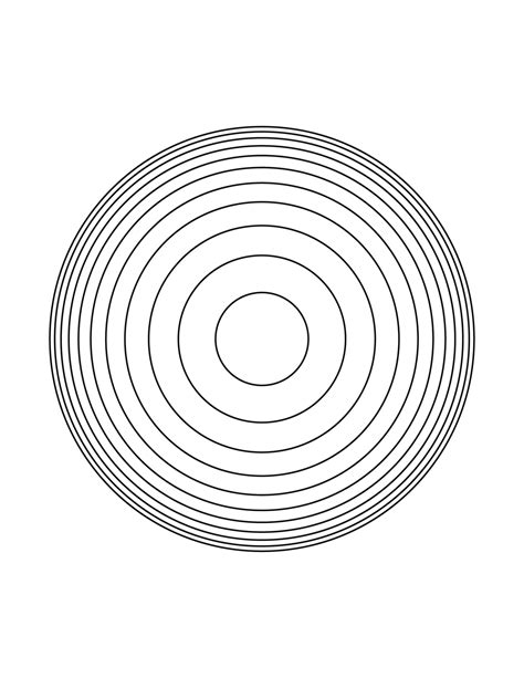 11 Concentric Circles Clipart Etc