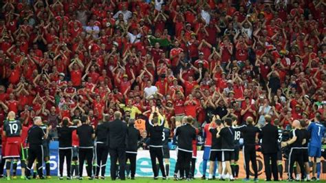 uefa gives wales fans outstanding contribution award bbc news