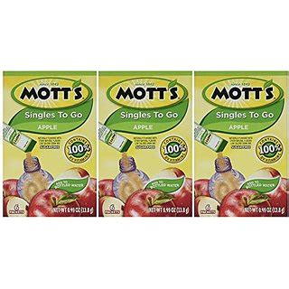 buy lot    ct motts apple singles    vitamin  sugar  drink mix