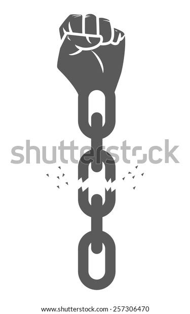 Black Hands Breaking Chains Png