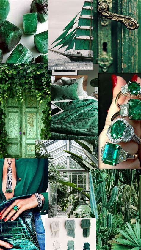 green aesthetic collage wallpapers