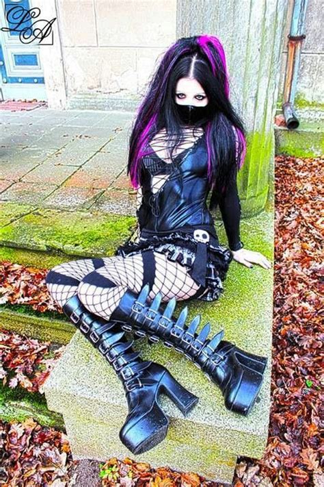 darkness cyber goth clothing gothic outfits cybergoth