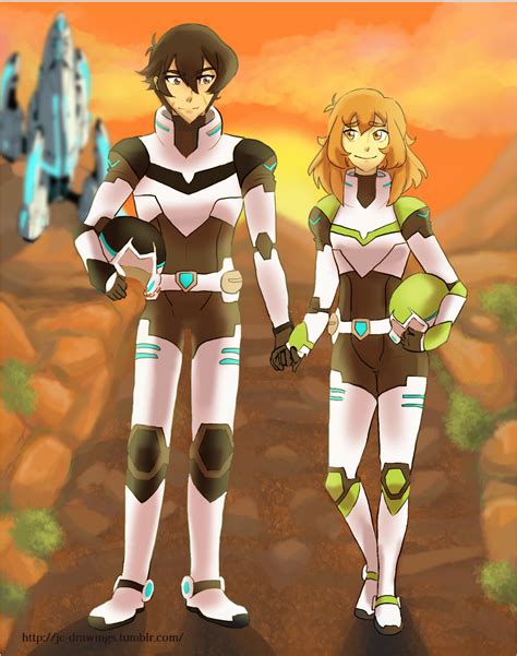Keith The New Black Paladin And Pidge The Green Paladin From Voltron