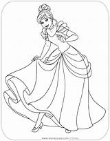 Cinderella Disneyclips Slippers Disneyprincess Cinderel Funstuff sketch template