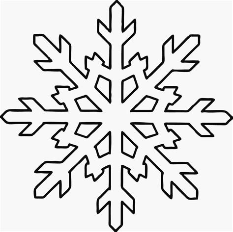 snowflakes printable coloring pages beautiful  collection