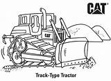 Coloring Pages Caterpillar Cat Backhoe Tractor Printables Popular sketch template