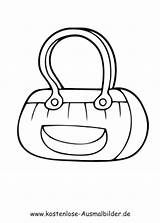 Ausmalbilder Handtasche Taschen Rucksack Ausmalen Malvorlagen Bekleidung Kostenlose sketch template