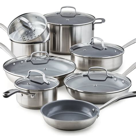 martha stewart collection culinary science  pc stainless steel