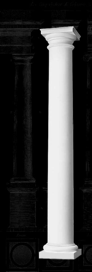 polystone column tuscan plain  column chadsworth columns