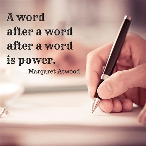 a word after a word after a word is power margaret