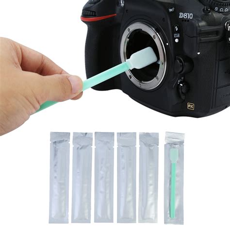 6pcs Lot Professional Camera Sensor Ccd Cmos Cleaning Swab Cleaner Kit
