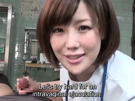 subtitled cfnm japanese female doctor gives patient handjob free porn videos youporn