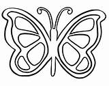 Butterfly Coloring Pages Preschoolers Print sketch template