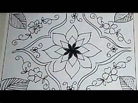 menggambar motif batik abstrak batik abstrak  youtube