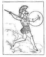 Ares God War Greek Sketch Mythology Drawing Coloring Kids Pages Template sketch template