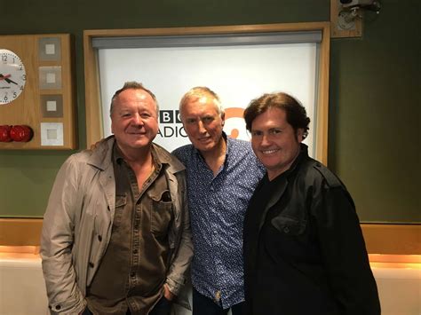 jim and charlie with johnnie walker on bbc radio 2 simpleminds