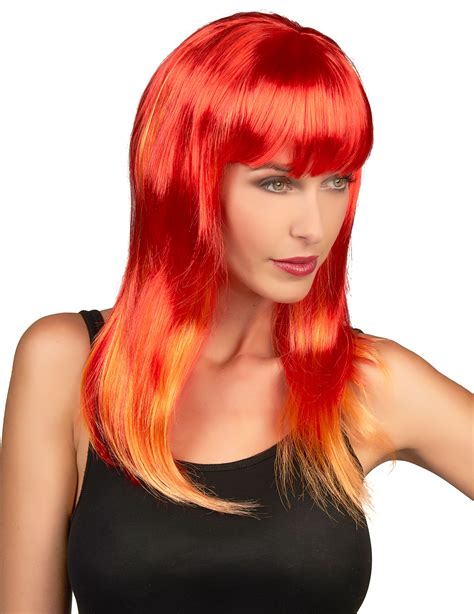 Red Long Haired Wig For Women Wigs And Fancy Dress