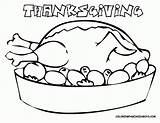 Coloring Pages Turkey Color Thanksgiving Printable Kids Cooked Sheets Print Cartoon Preschool Meal Printables Cute Dish Amanda Opossum Children Colouring sketch template