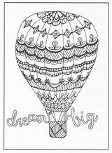 Coloring Pages Dream Big Grown Ups sketch template