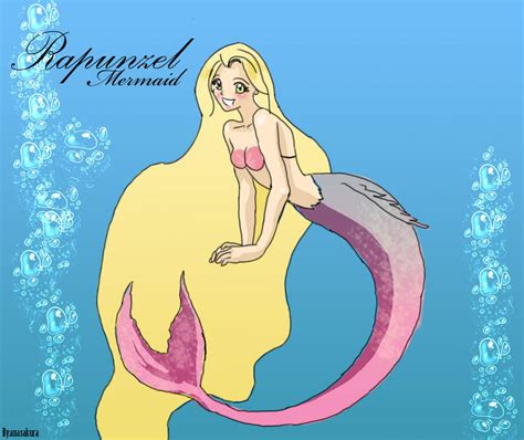 Rapunzel Mermaid By Anasakura On Deviantart