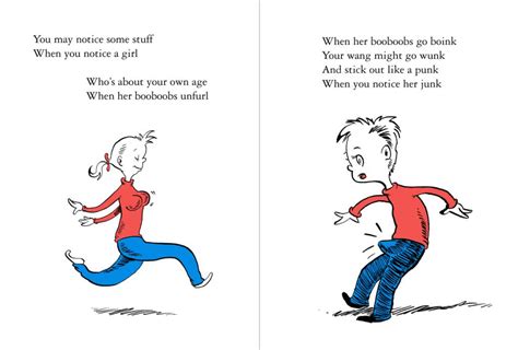 Simon Greiner’s Dr Seuss Style Sex Ed Book ‘now That Your Big