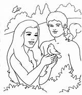 Coloring Pages Adam Eve Kids Bible God Story Eva Para Colorear Eden Garden Stories Craft Punished Dibujos Colouring Christian Stars sketch template