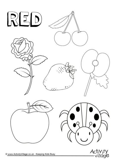 red coloring pages  getdrawings