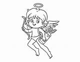 Bow His Cupid Coloring Magic Coloringcrew sketch template