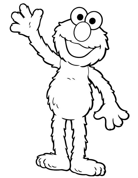 elmo coloring page   coloring pages